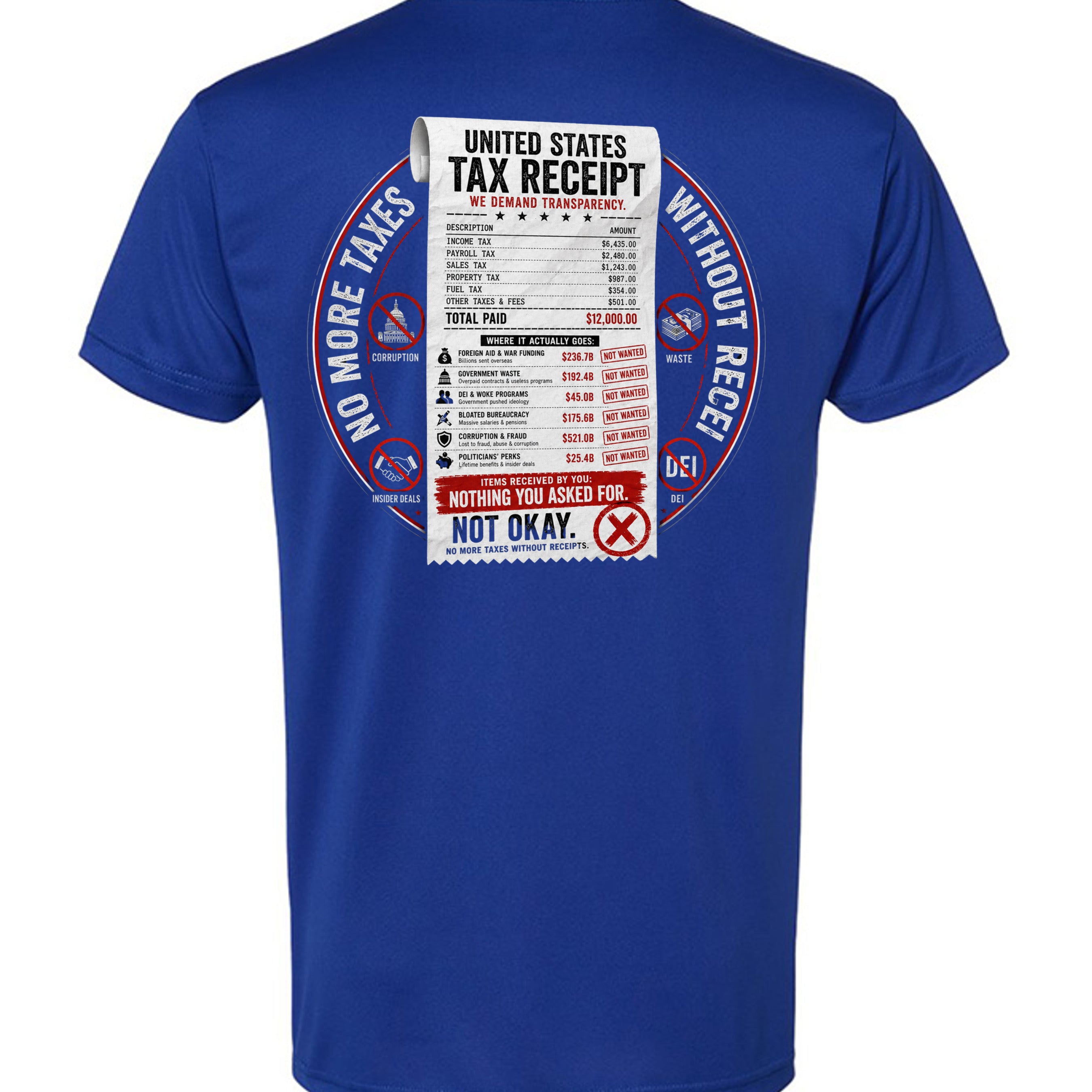 ROYAL BLUE - BA5300 - BACK